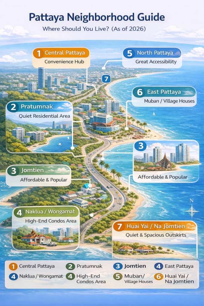 파타야 지역 구분