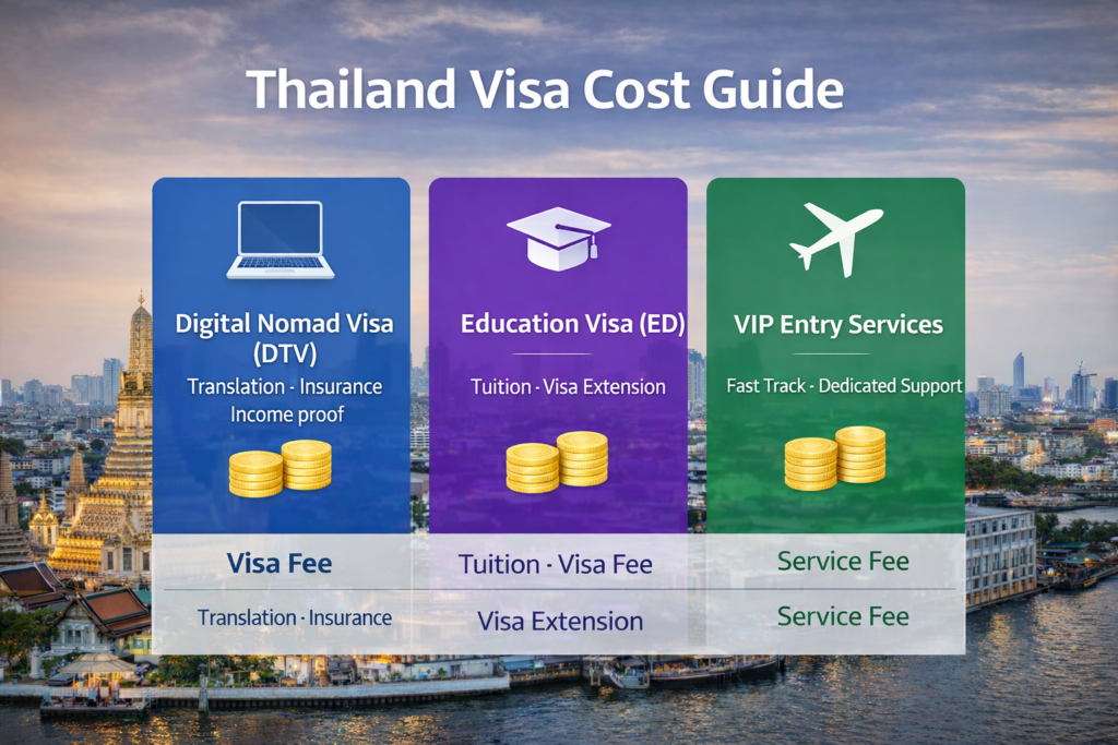 태국 비자 비용