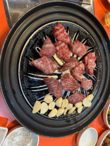 파타야 와규 등심 구이 전 상태