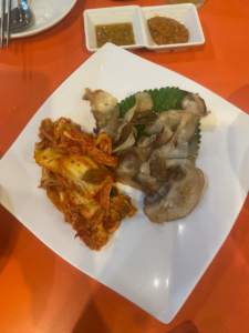 향미갈비 구운 대패 삽겹살