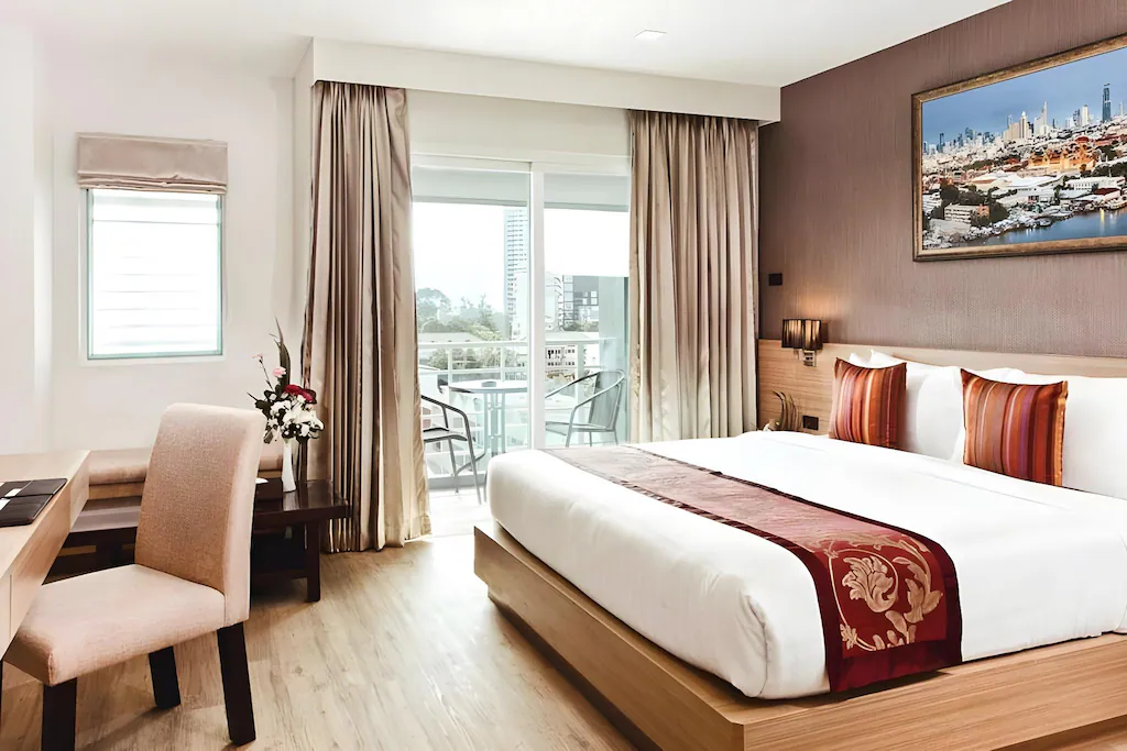 파타야 가성비 호텔 객실 내부 모습