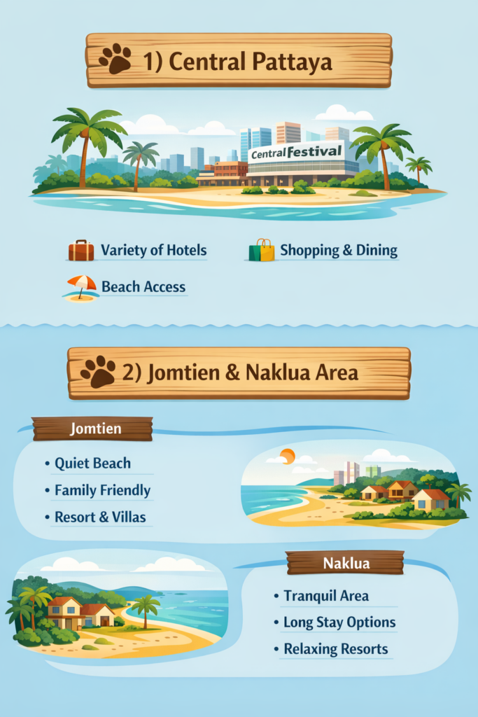 펫프렌들리 호텔이 모여 있는 지역 설명