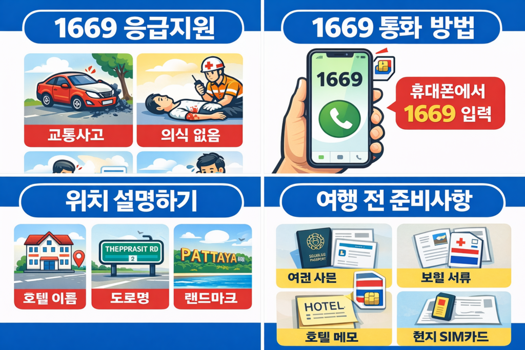 1669 전화하는 방법 설명