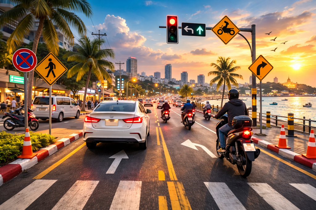 파타야 자동차 오토바이 운전 가이드 대표 이미지