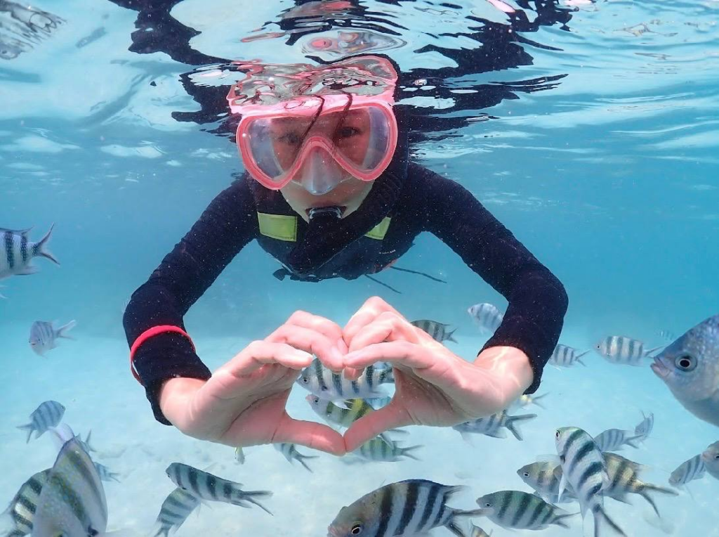 파타야 니모섬 스노클링 체험 모습