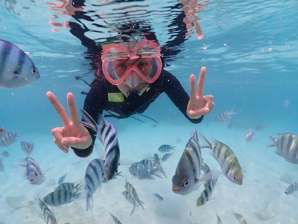 파타야 니모섬 스노클링 체험 모습